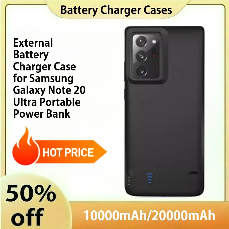 

External Battery Charger Case for Samsung Galaxy Note 20 Ultra Portable Power Bank