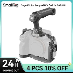 SmallRig Cage Kit for Sony Alpha 7R V/Alpha 7 IV/ Alpha 7S III , Quick Release with HDMI Clamp for Sony A7R V / A7 IV / A7S III