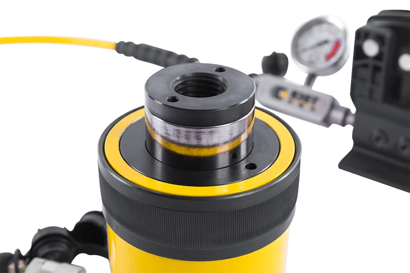 20 30 60 100 ton Center hole hydraulic jack hollow ram hydraulic plunger cylinder
