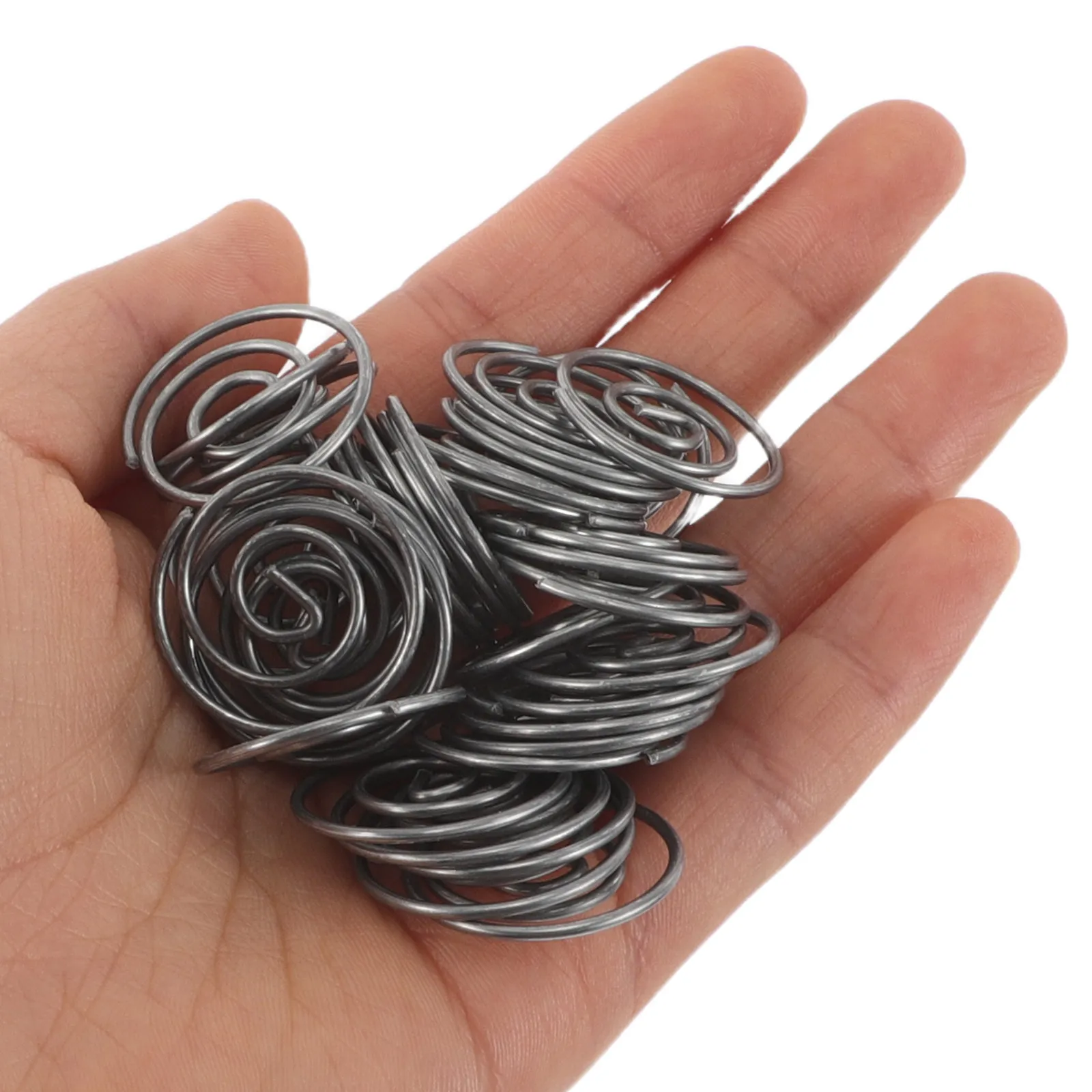 

10pcs Circular Paper Clips Round Spiral Paperclips Decorative Bookmarks For Document Sorting Paperwork Memo Photo Stationer