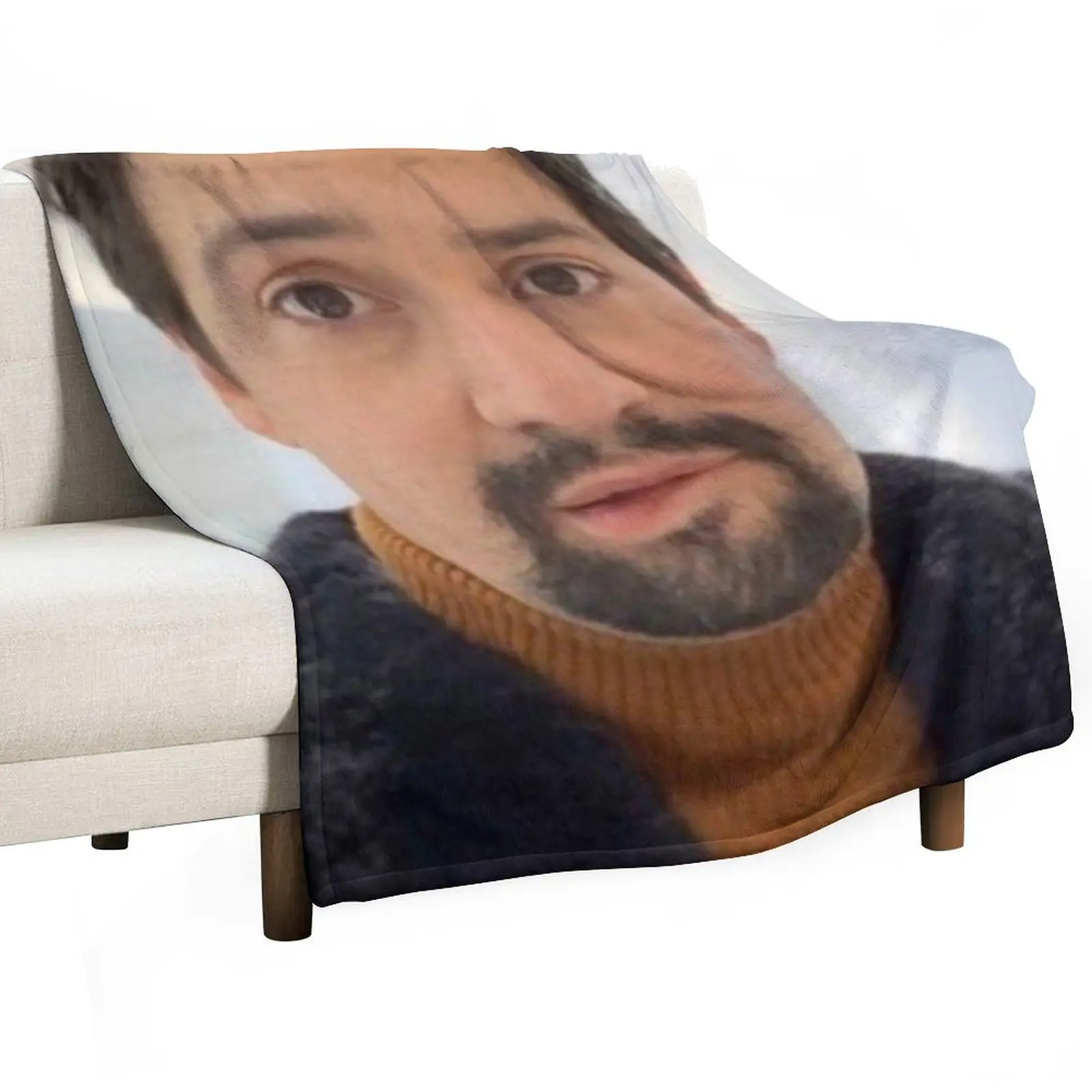 manuel miranda lip bite meme Throw Blanket Baby Giant Sofa Thermals For Travel sofa bed Kid'S heavy to sleep Blankets