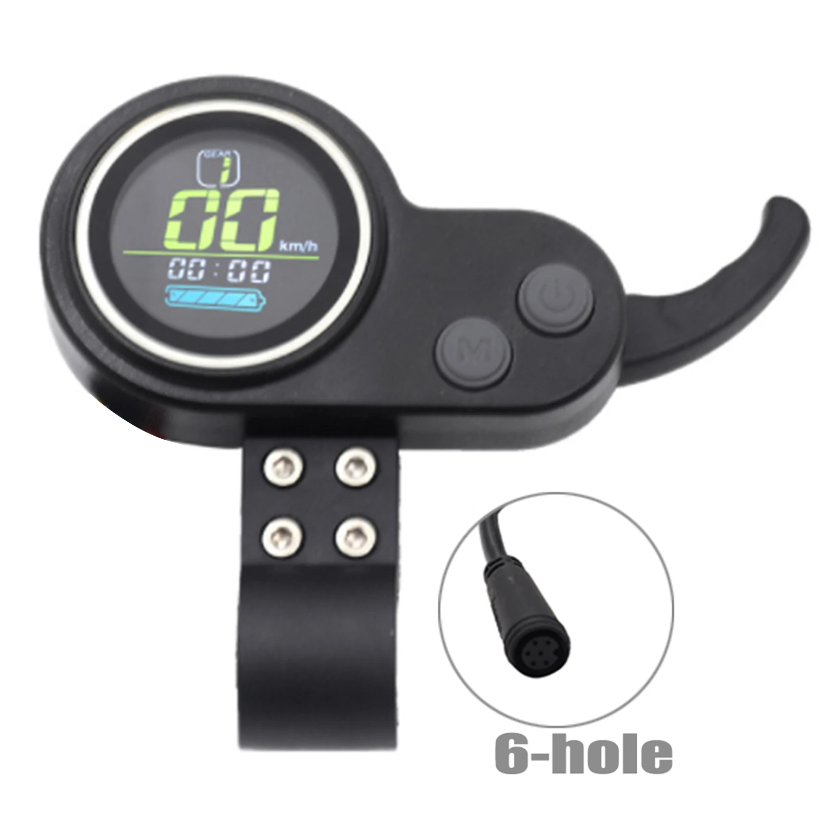 Electric Scooter LCD Display JP Throttle 36V 48V 52V 60V With USB Charging Shift Switch Accelerator