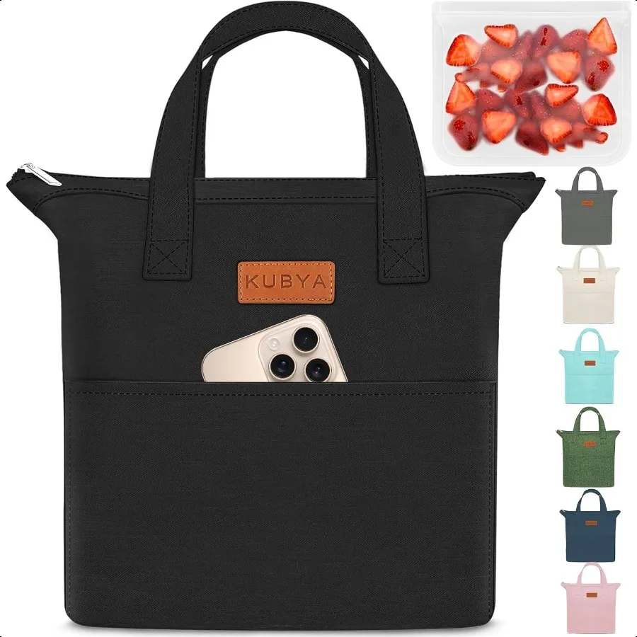 

Lunch Box for Women Lunch Bag for Women Men Adult Simple Lunchbox Reusable Lunchbag Insulated Lunch Boxes Large Capacity Cute L