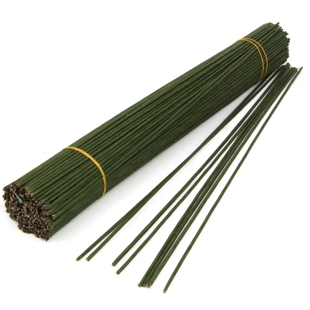 30PCS 2mm Twisted Zinc Wires Tree Branches Flower Arrangements Green Branch Tape Wrapping Handmade Items 40CM DIY Flower Making