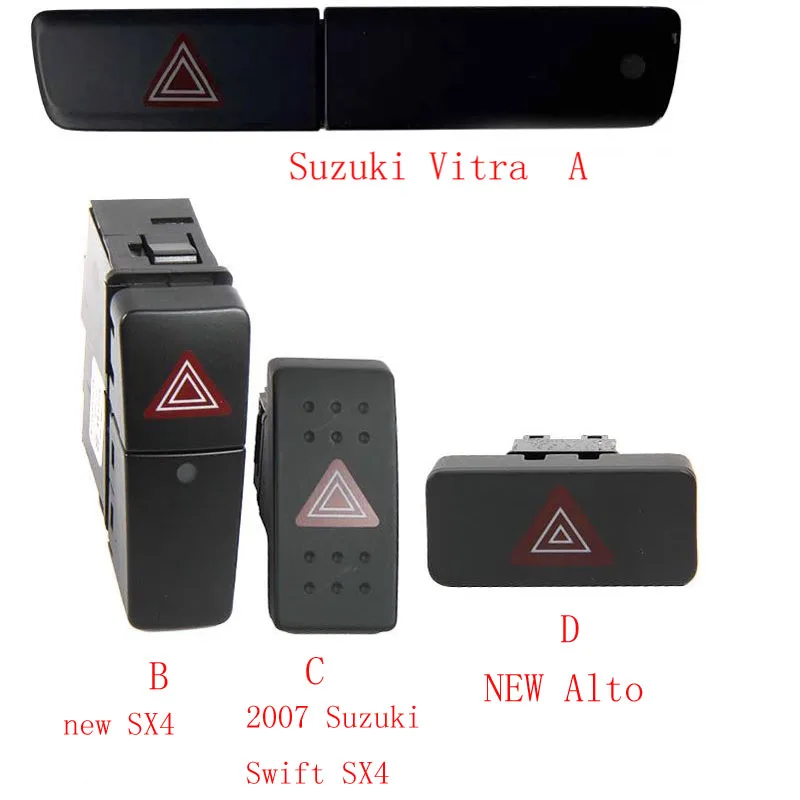 

For Suzuki Vitra Suzuki Swift New Alto SX4 Warning Light Double Flash Emergency Alarm Switch Original