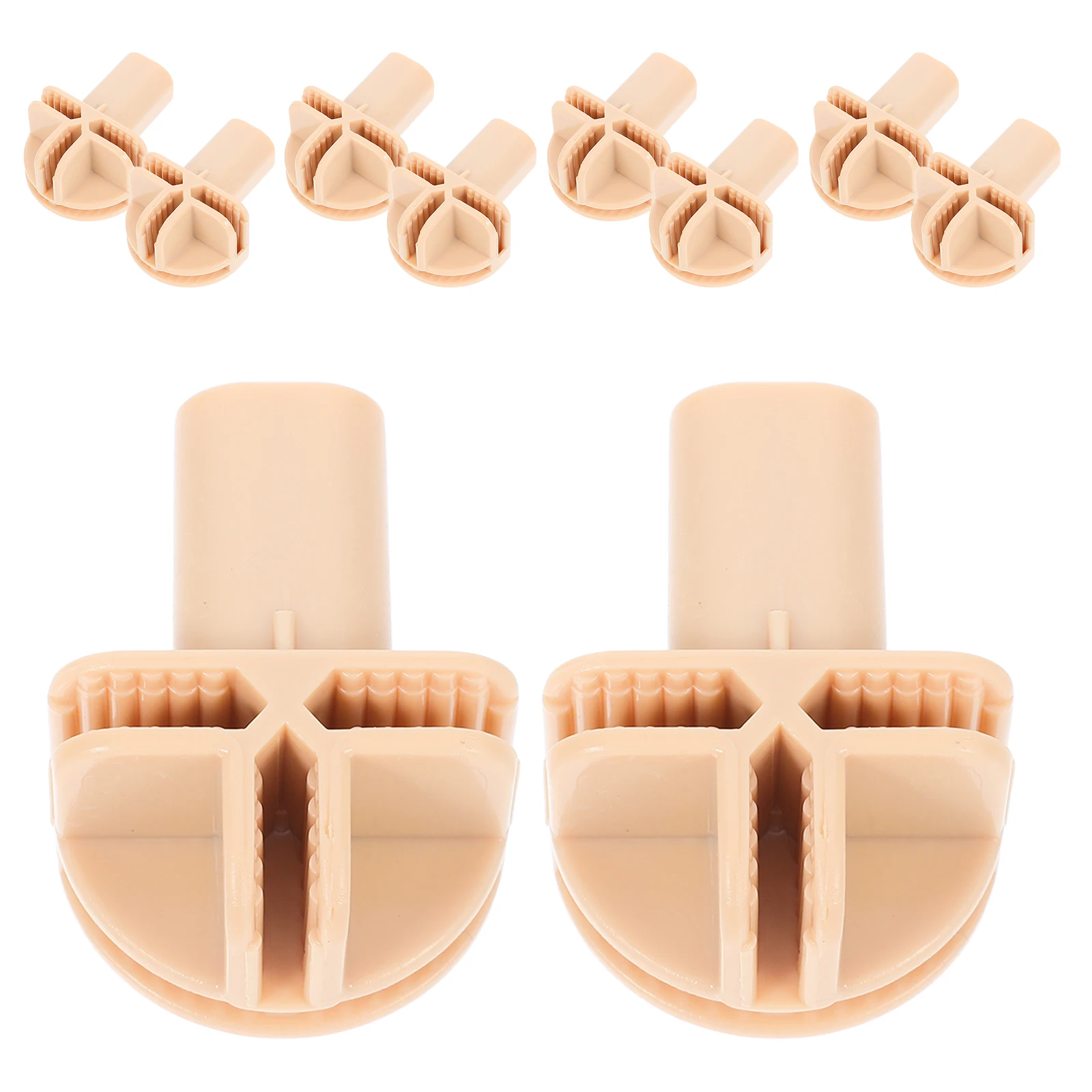 

10pcs Cat Cage Caster Accessories Durable Plastic Connectors Wheels for Closet Storage Modular Cube Buckle Dog Crate Wire Cube