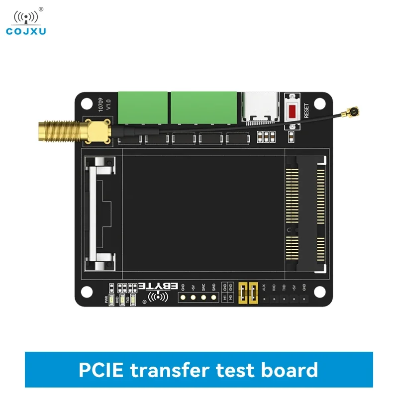 

PCIE Transfer Test Board 230/433/470MHz PCIE Interface LoRa Spread Spectrum COJXU E15-PCIE-T1 RS485/RS232/USB