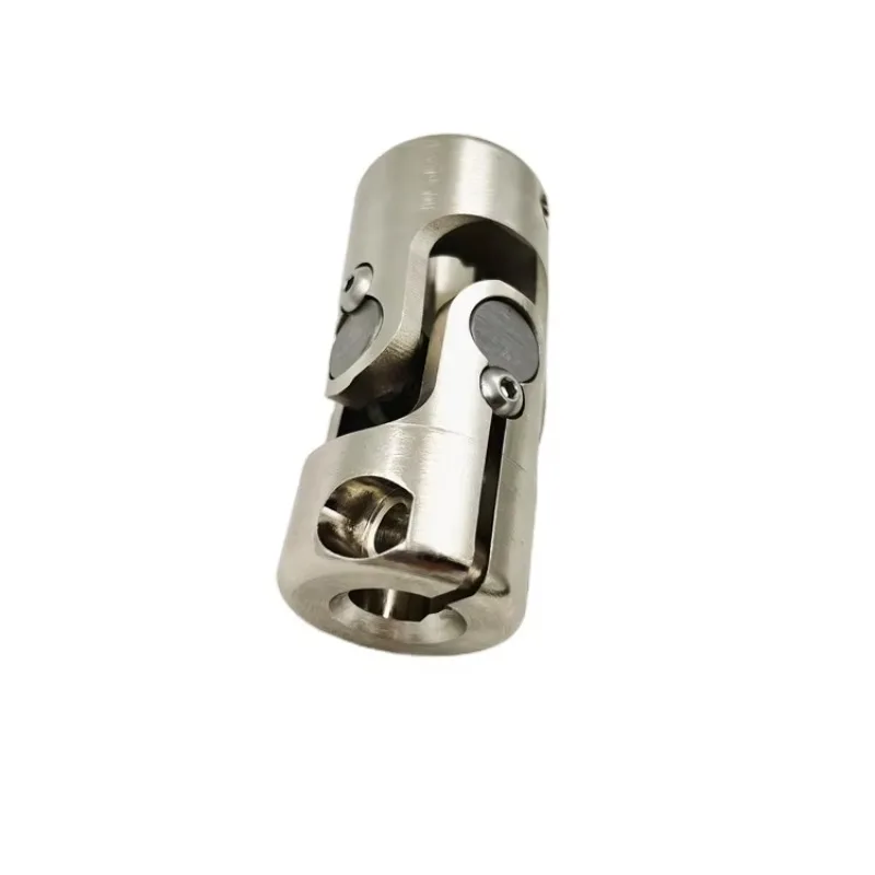Single Steel Universal Cardan Joint Pinch Style 41mm OD Nickel Plated U-Joint Needle Roller Bearing Premium Universal Joints