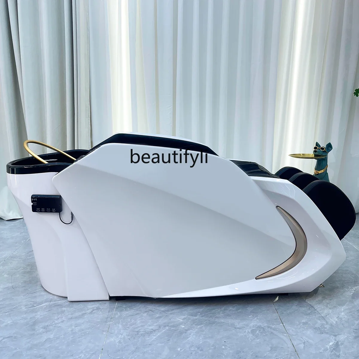 

45Intelligent electric massage shampoo bed Barber shop Automatic water circulation fumigation head treatment bed