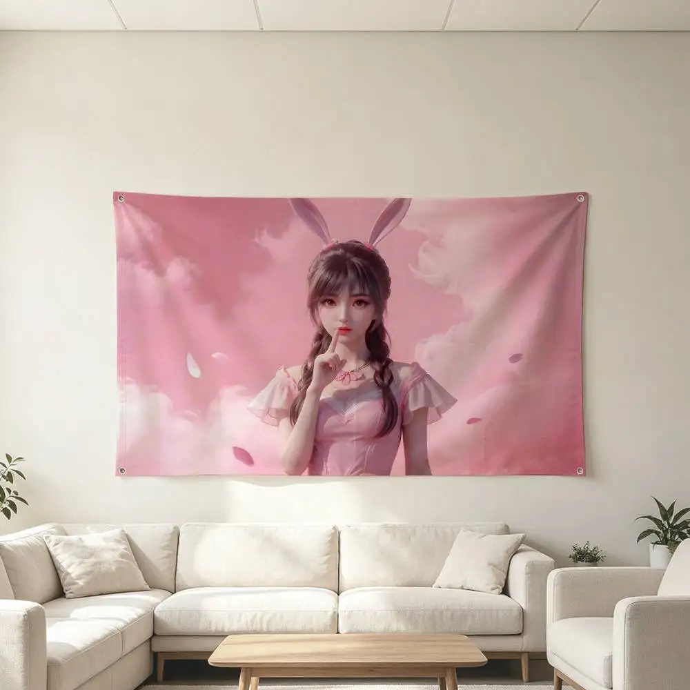 Soul Land Douluo-DaluTang San Xiao Wu Flags Wall Hanging Tapestry Outdoor Garage Room Decorative flag Background Blanket