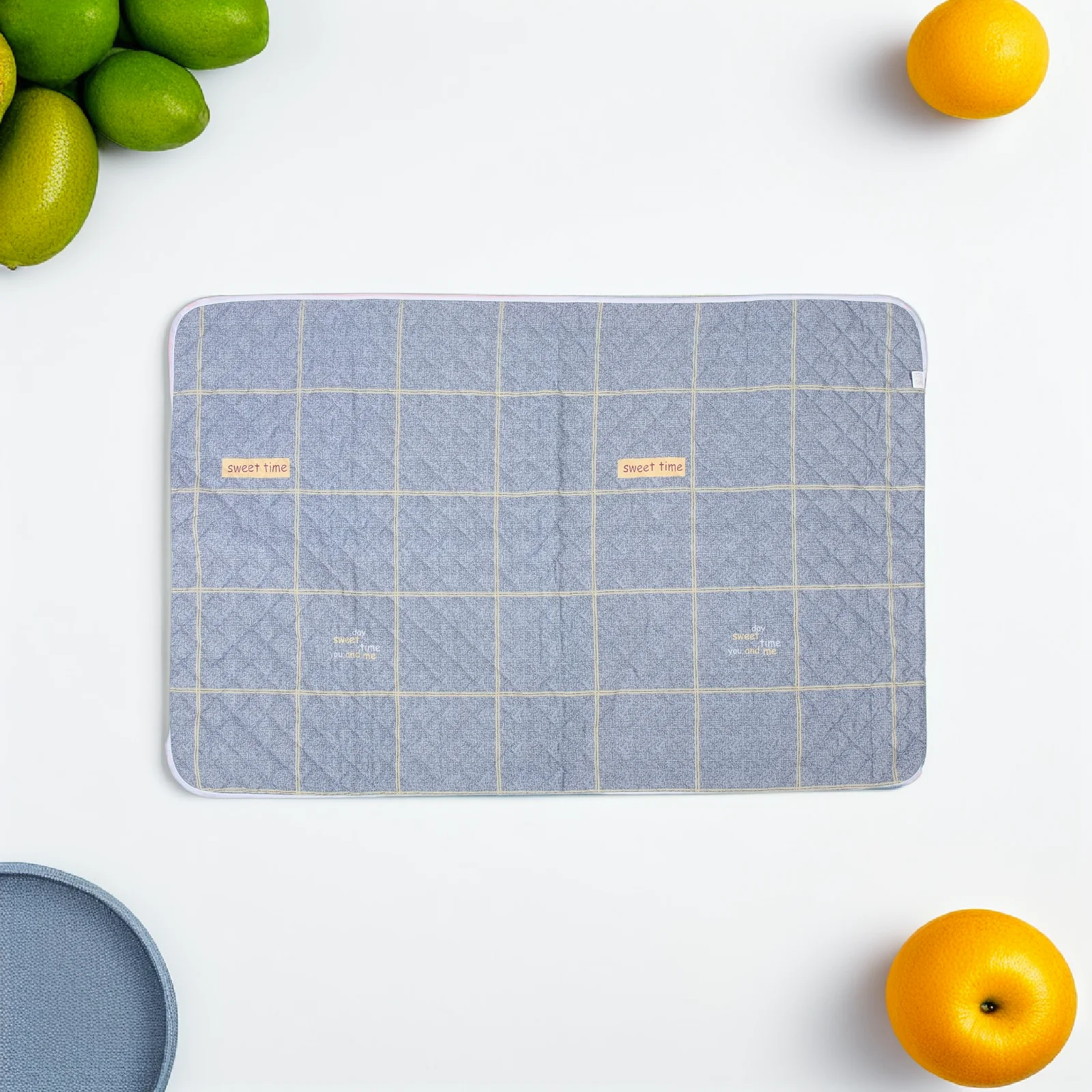 

Waterproof StainProof Mattress Pad 80x120CM Cotton Gray Easy Durable Reusable Washable Incontinence Bed Pads Adults Elderly