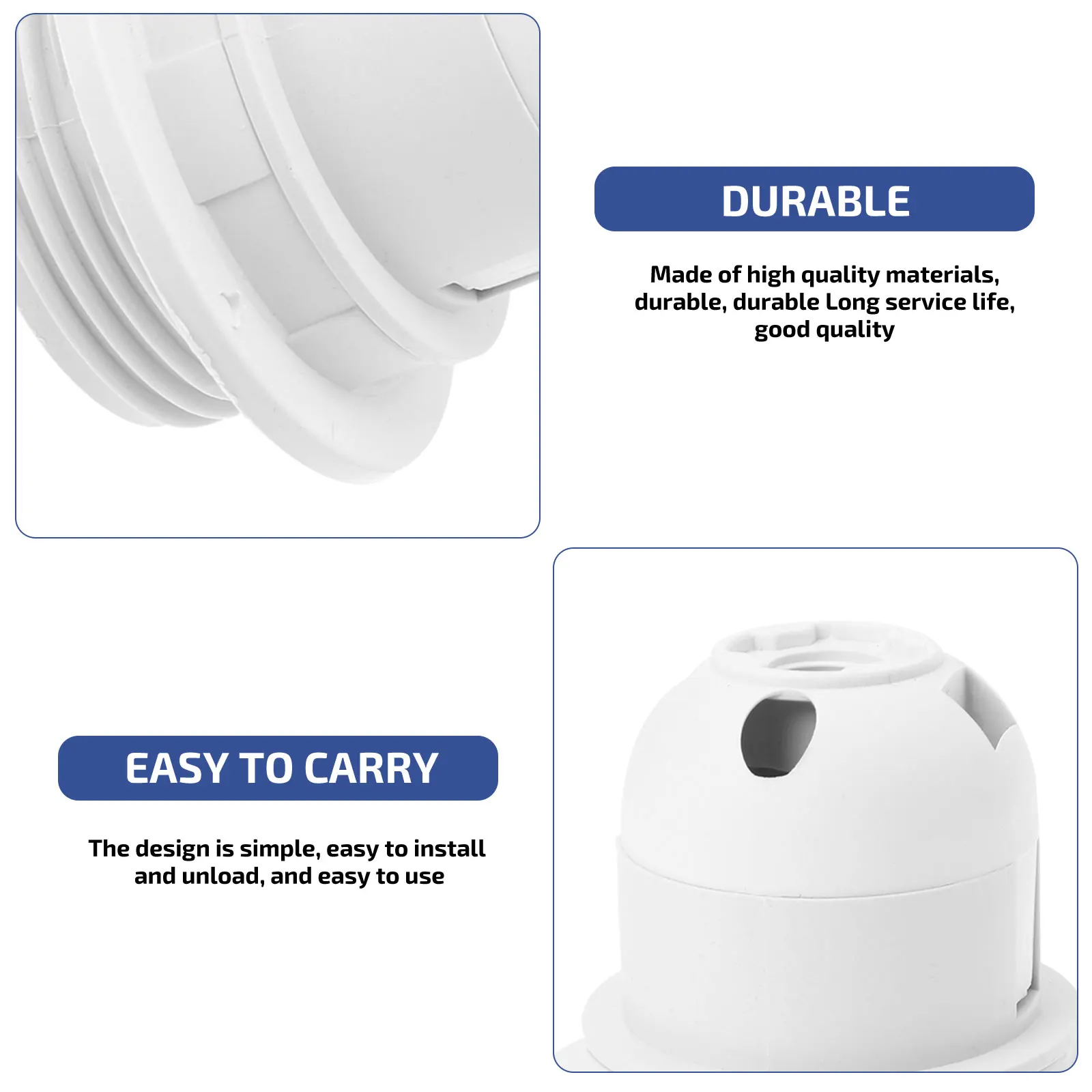 

10 шт. E27 держатель лампы пластиковый цоколь аксессуары для ламп подвесной светильник домашний офис декор осветительное оборудование