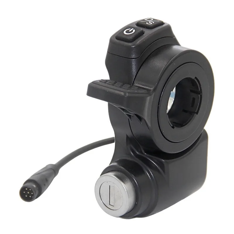 Electric Scooter Ignition Lock Dual Drive Switch Thumb Throttle Replacement Spare Accessories