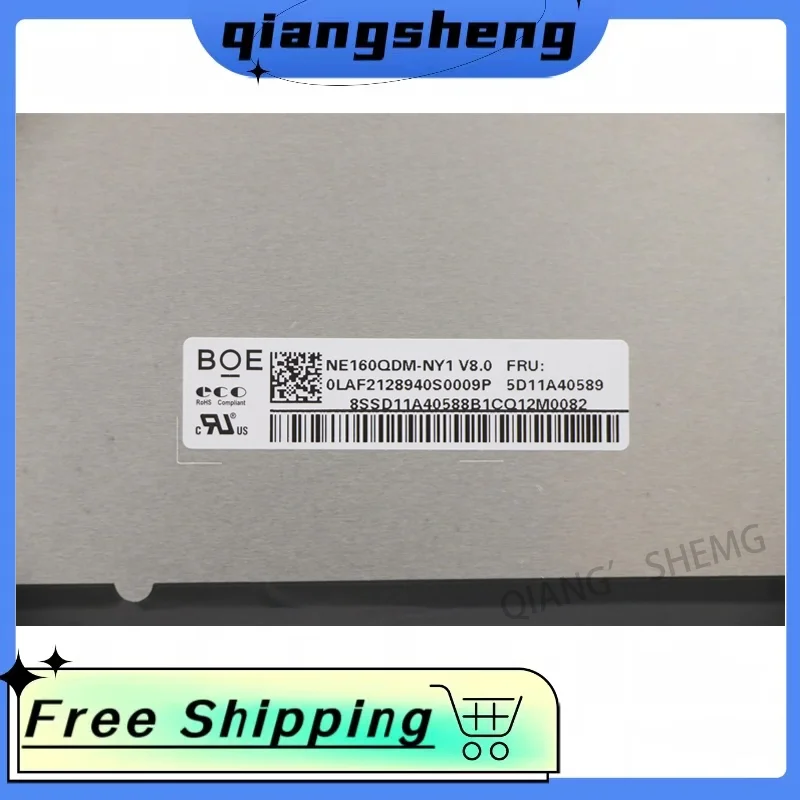 Imagem -04 - Slim Led Matrix para Laptop Lenovo Ne160qdm-ny1 Painel de Tela Lcd Legion Pro 16 g7 Qhd 2560x1600 165hz 16.0