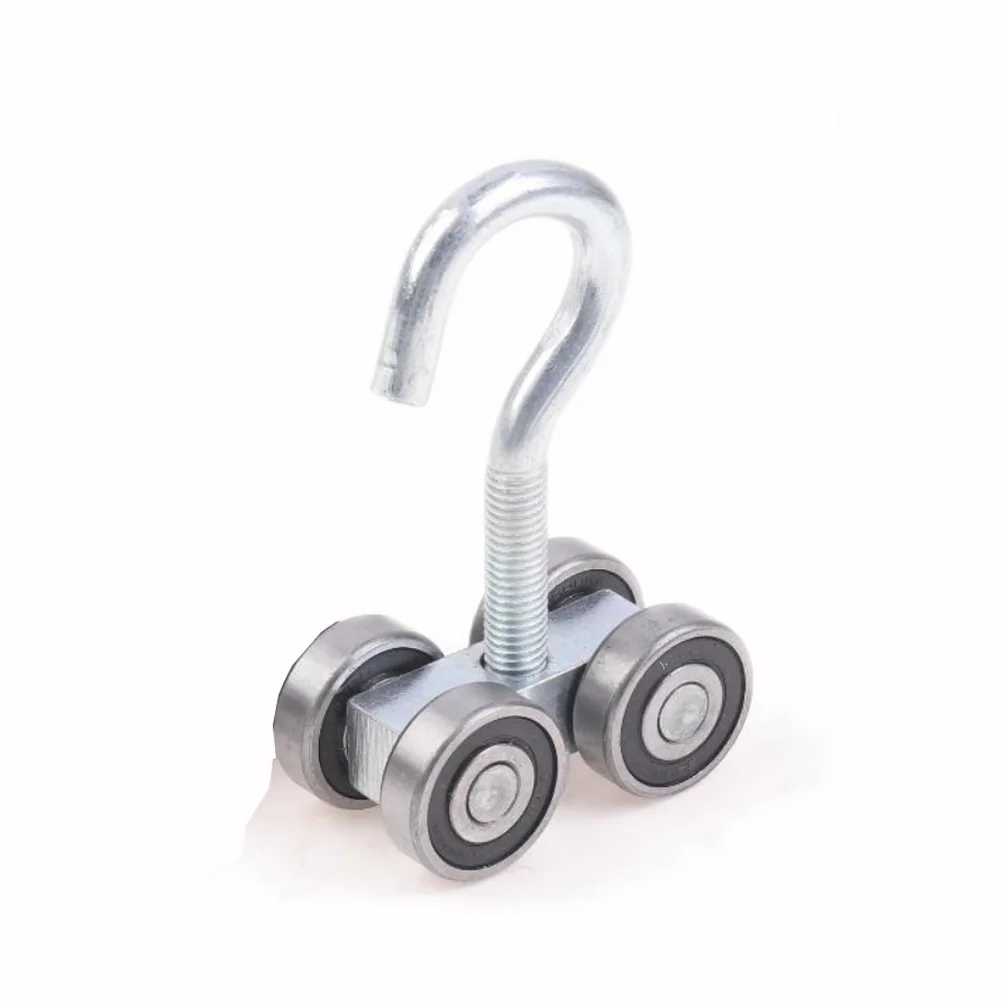 C50 Sliding Door Pulley Wheels Track System Heavy-Duty Sliding Door Hanging Rail Bearing Wheel Iron Pulley For Industrial