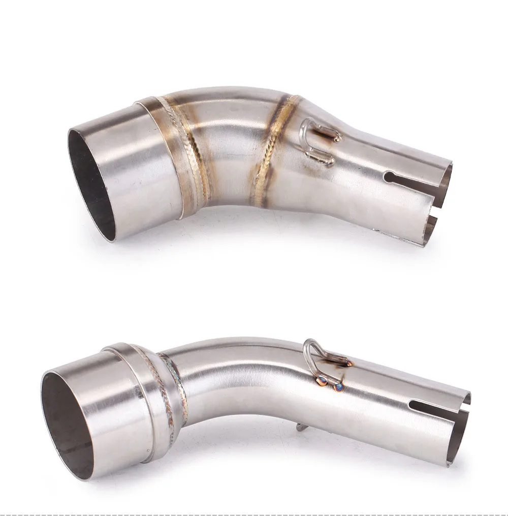 For Yamaha YZF R3 R25 MT03 MT25 15-25 YZF-R3 MT-03 YZFR3 Escape Motorcycle Exhaust Middie Link Pipe Orange Muffler 51MM Slip-On