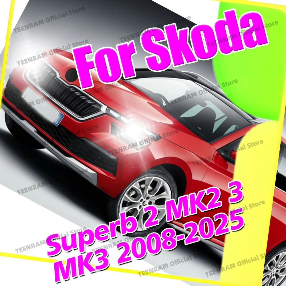 

2x LED Front Fog Lights 6000K Bulb For Skoda Superb 2 MK2 3 MK3 2008-2023 2009 2010 2011 2012 2013 2014 2015 2016 2017 2018 2019