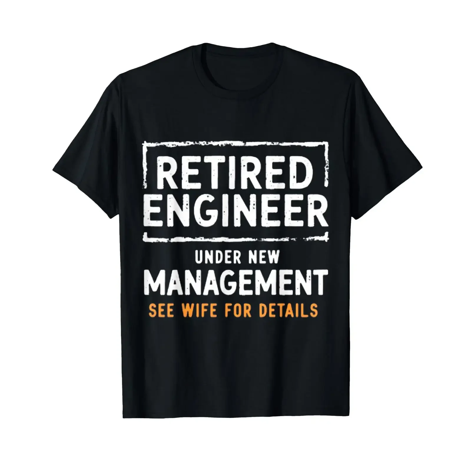 Ingenieur im Ruhestand unter neuer Leitung Siehe Frau für Details T Shirt vintage Washed Casual Versatile Slightly