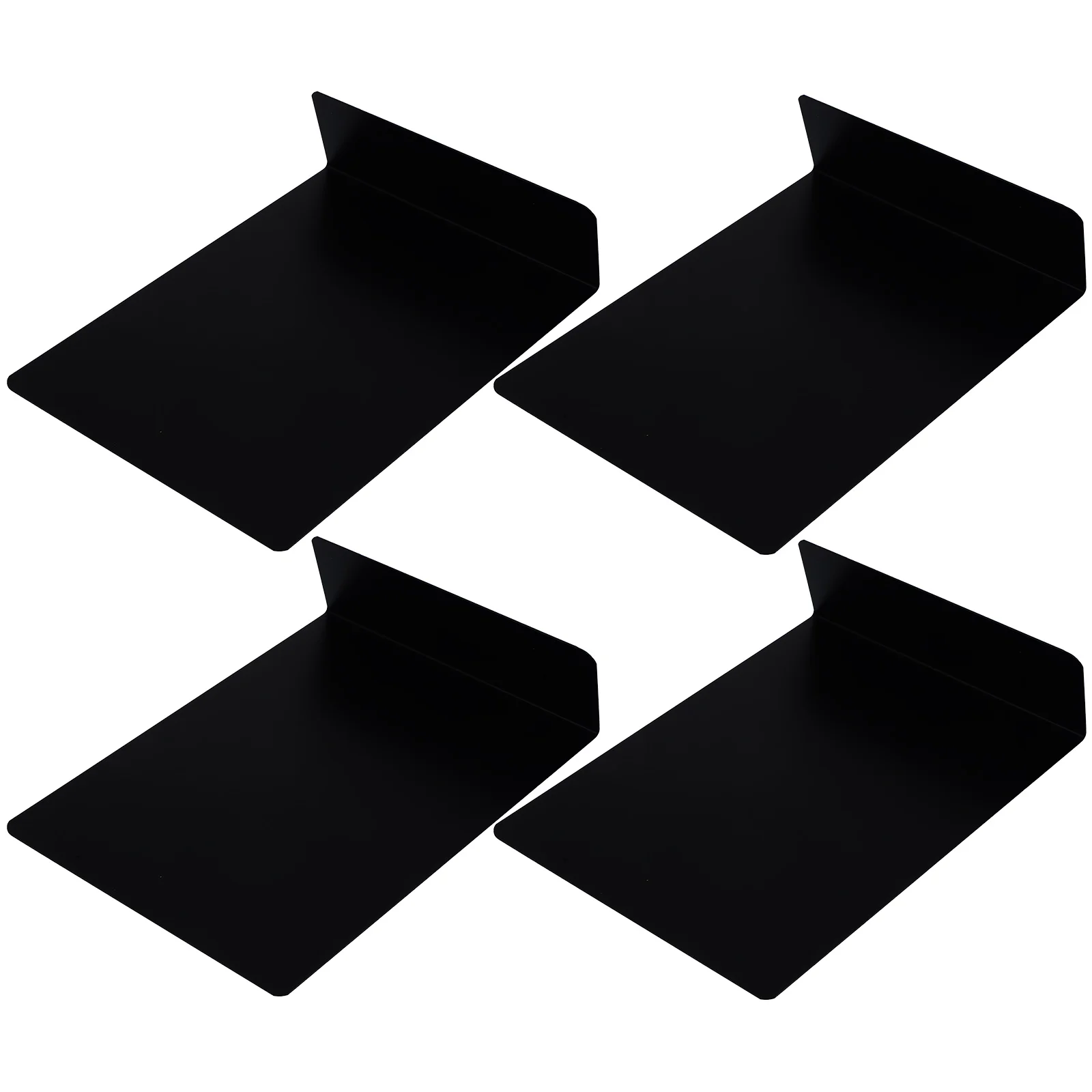 4 Pcs Multifunctional Blackboards Desktop Signs Writing Chalkboards Menu Decorative Price Pvc for Message Restaurant