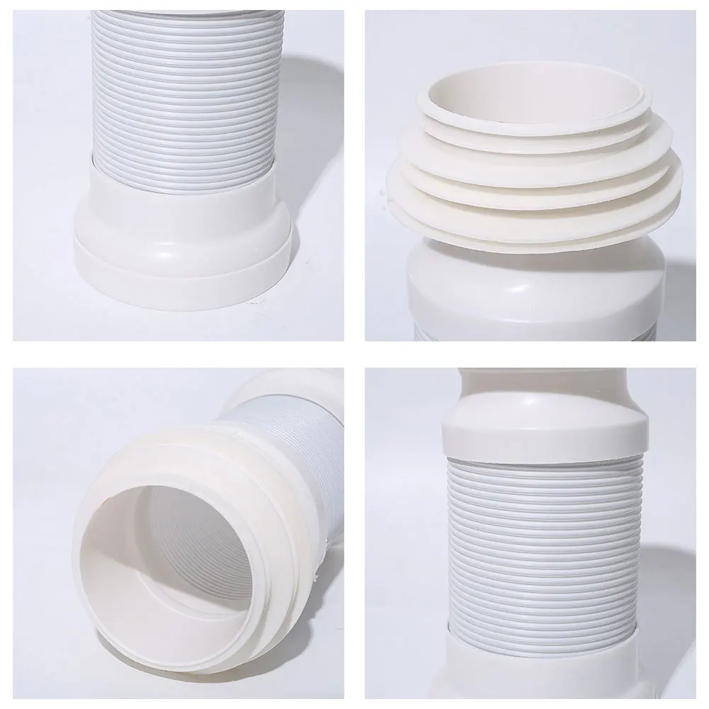 Bathroom Installation Wall Mounted Drain Compact Bathroom Drain Accessory Pipe Adjustable Length Flexible PP Tube
