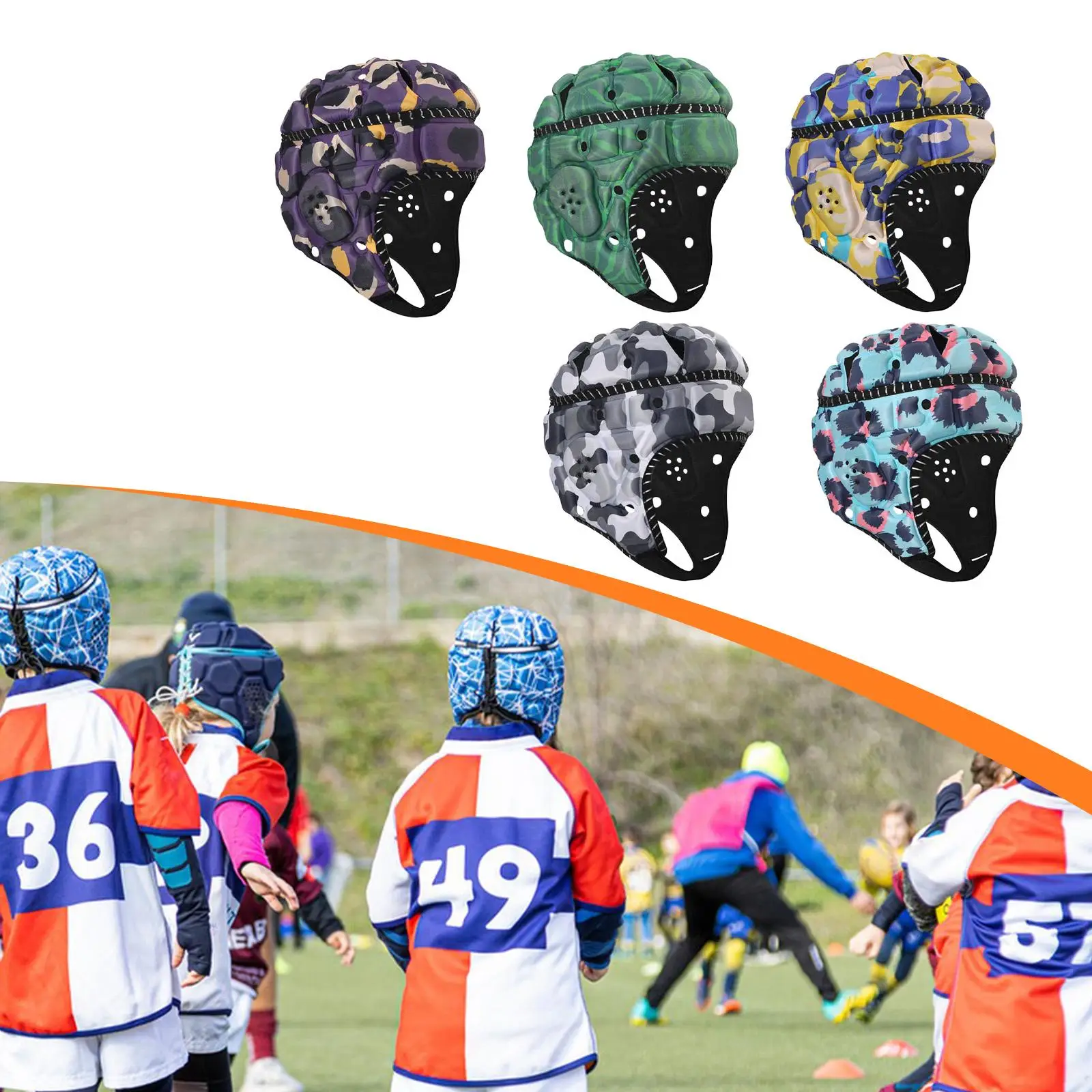 

Rugby Helmet Anti Collision Boys Girls for Pitcher Baseball Goalkeeper Hat