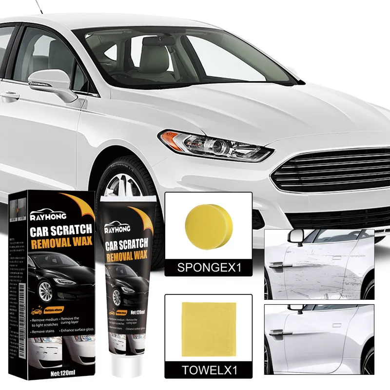 

Car Wax All In One Protection Polishing Scratch Removal Paint Repair Solution Decontamination Paint Care