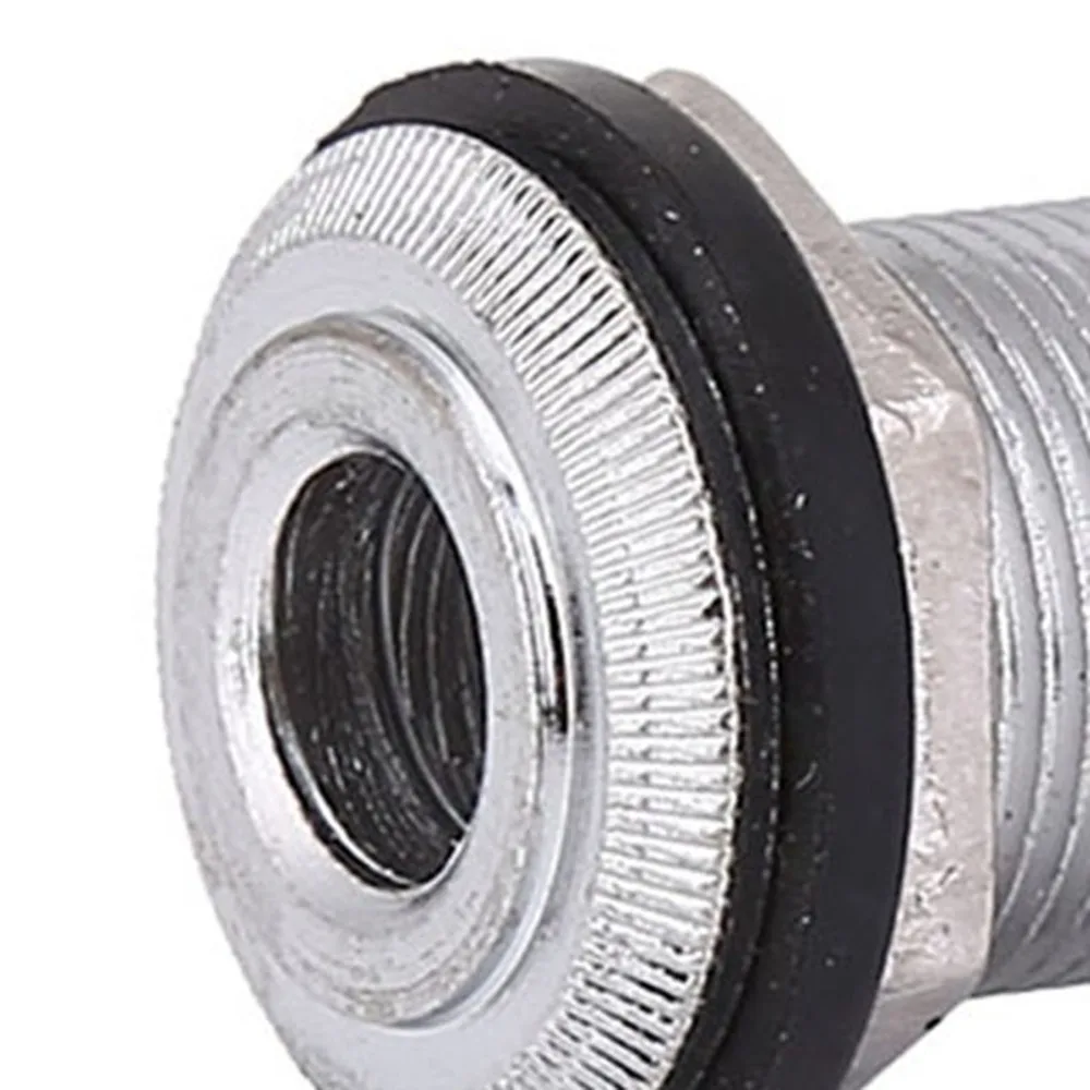 

2pcs ​Threaded Cylinder Output Jack Plug​ ​1/4 Inch ​3 Pins​ ​Guitar Bass Jack​ Flush Mount​ ​Silver/Black ​Stereo Mono Jack​