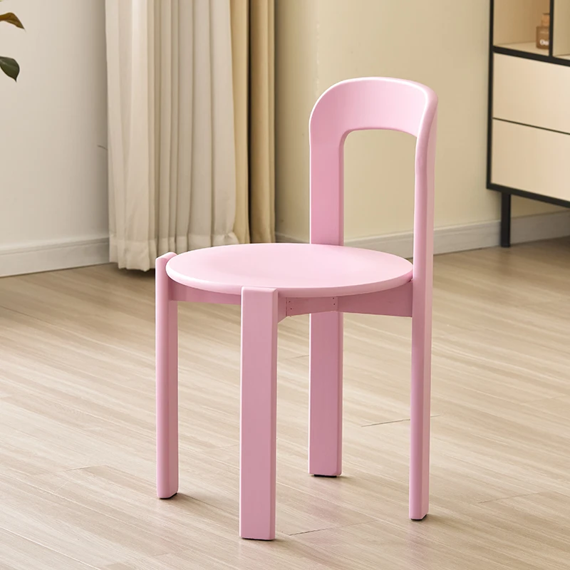 Rosa Designer-Esszimmerstuhl, modernes Zuhause, gelegentlicher nordischer Esszimmerstuhl, Entspannung, ergonomische Bar, Sillas De Espera, Gartenmöbel