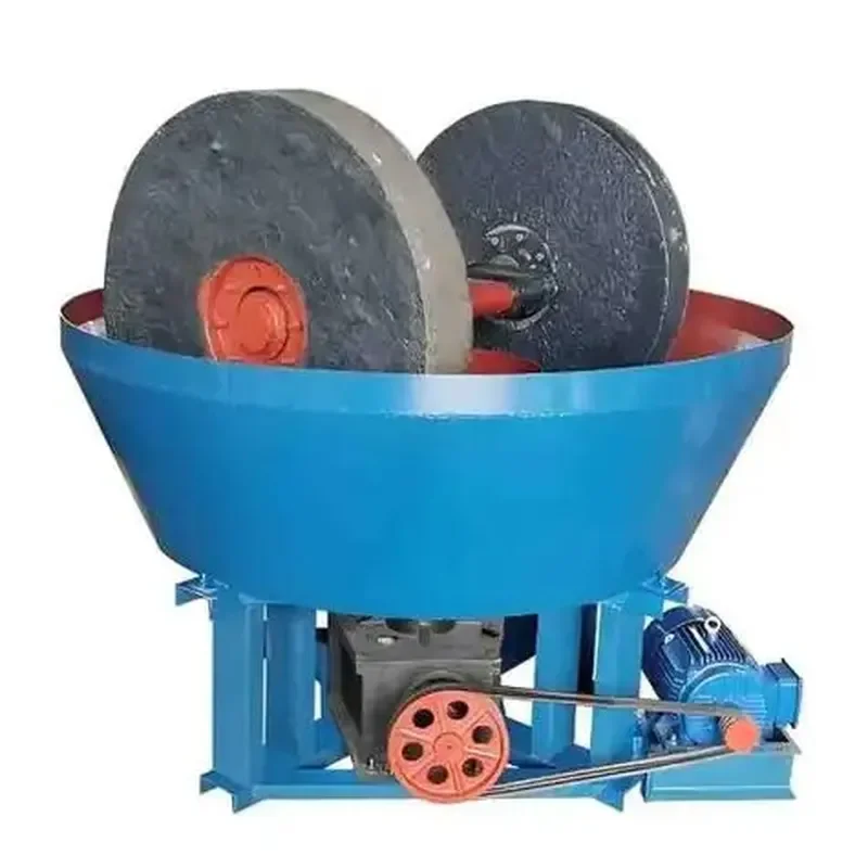 2026 hot 1200 Type Double Wheel Gold Mill Rock Gold Mine Grinding Wet Mill Small Gold Selection Mixing Electric Mill