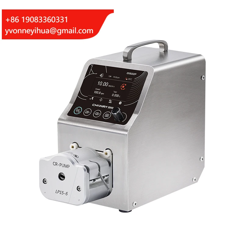 

CHONRY OI602P Lab Liquid Multi Channel Peristalt Pump Intelligent Dispensing Filling Machine Stepper Motor