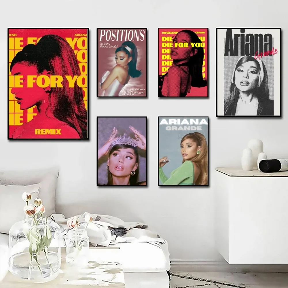 1pc Ariana-Grande Poster Poster Art Print Bar Living Room Furniture Decor