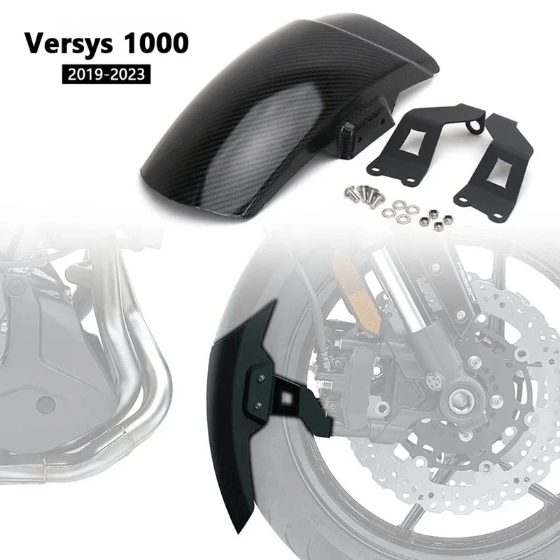 Motorcycle Front Fender Mudguard Cover For Kawasaki VERSYS1000 VERSYS 1000 Versys1000 Versys 1000 2019-2023 image 5