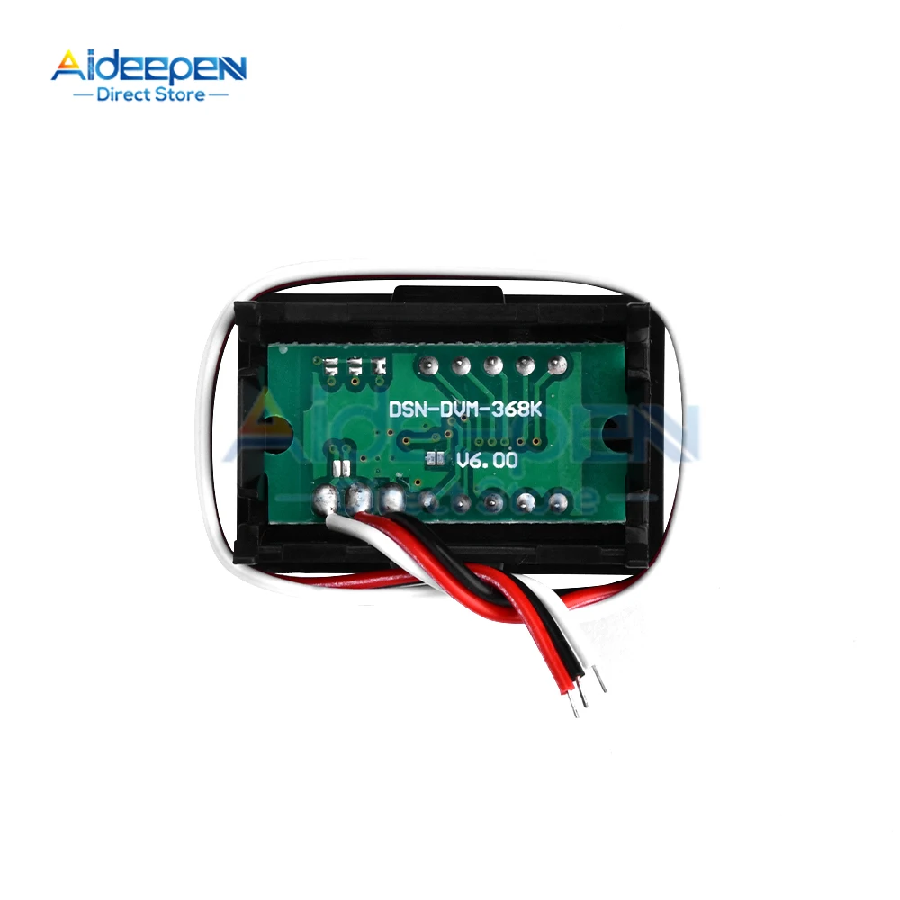 Painel de Voltagem Digital Medidor, voltímetro, DC 0 a 30V, vermelho, azul, verde, 6V, 12V, electromobile, motocicleta, carro
