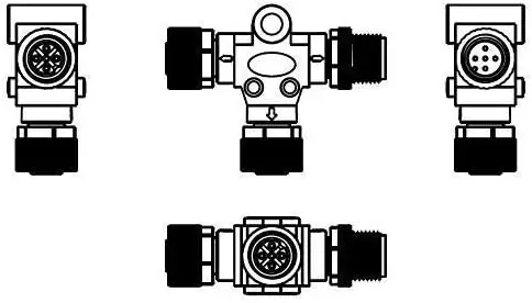 موصل T NMEA 2000 (N2k) (Tee) لـ Garmin Lowrance Simrad B&G وشبكات Navico #6
