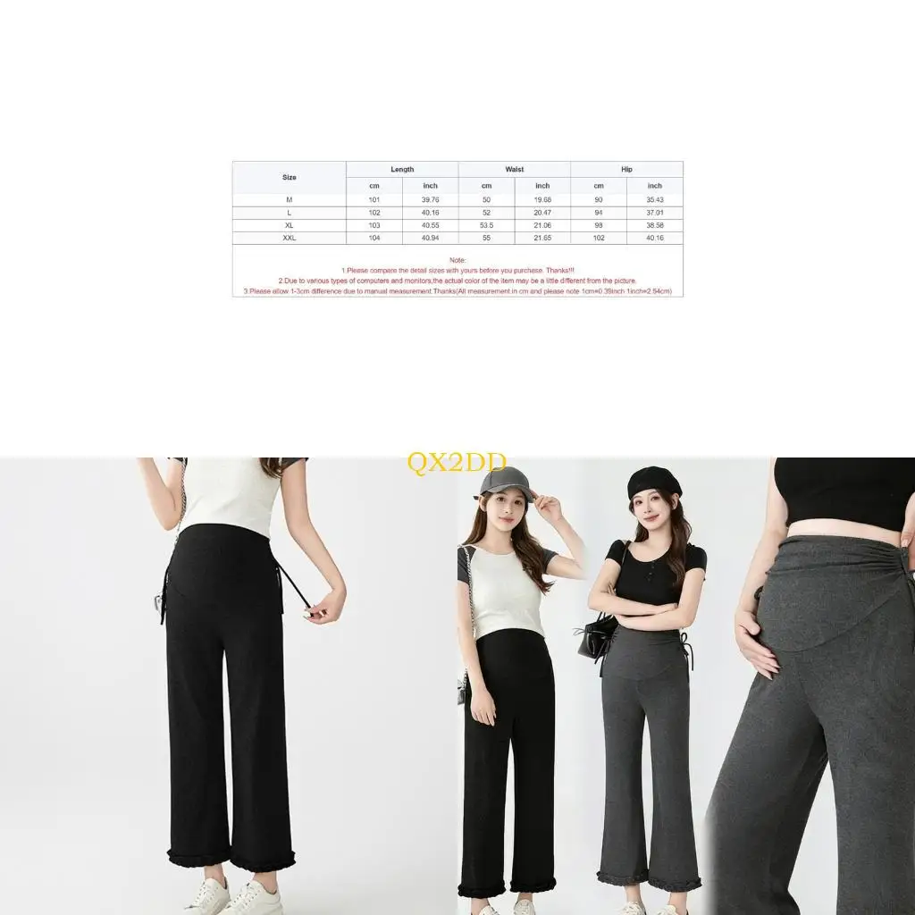 qx2d-pantaloni-eleganti-da-gravidanza-pronti-per-l'ufficio-pantaloni-corti-in-pizzo-con-design-senza-cuciture