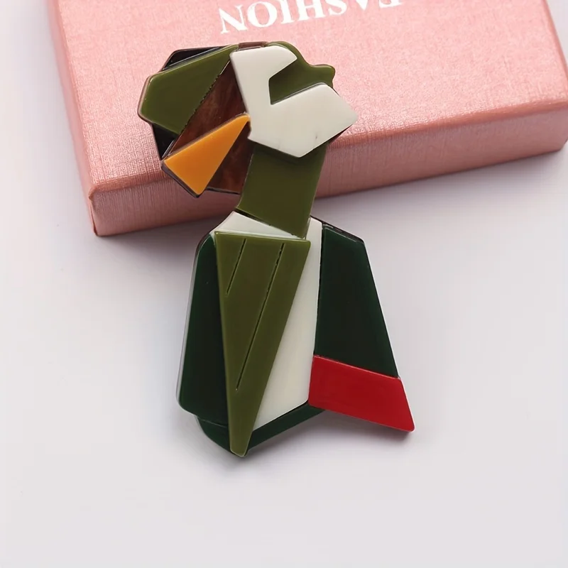 Damenmode Pin Accessoires, europäische und amerikanische Mode kontrastierende Farbe Figur Brosche
