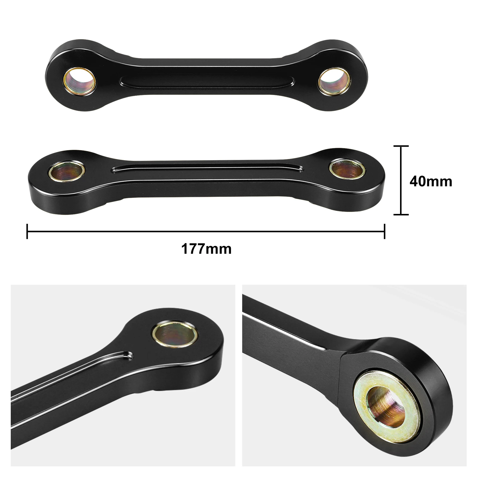 NICECNC For Kawasaki KLX400 KLX 400 2000-2019 For Suzuki DRZ400 DRZ400E DRZ400S DRZ400SM DR-Z 2000-2024 Lowering Links Kit