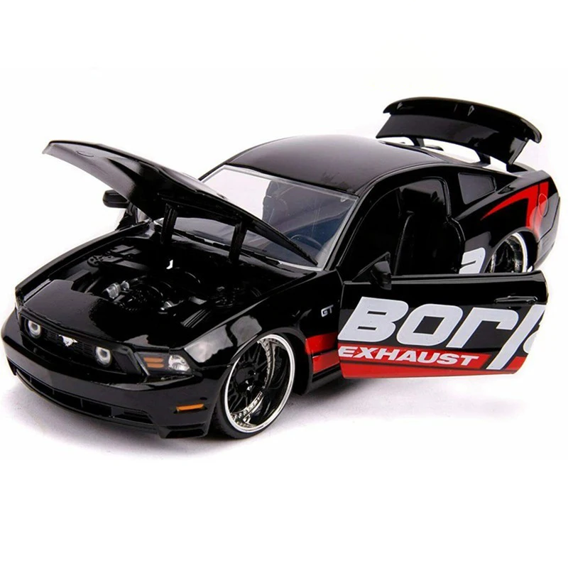 1:24 Ford Mustang GT Shelby 2010 Toy Alloy Car Diecasts & Toy Vehicles Car Model Miniature Scale Model Car Toys For Children