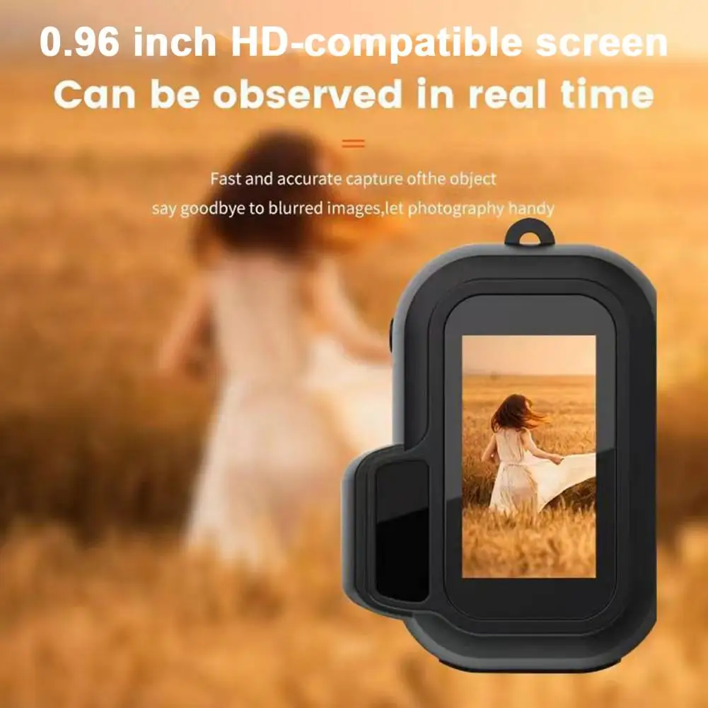 High-quality Video Recorder Compact 1080p Mini Digital Camera with Lcd Screen Easy-to-operate Video Recorder Rechargeable