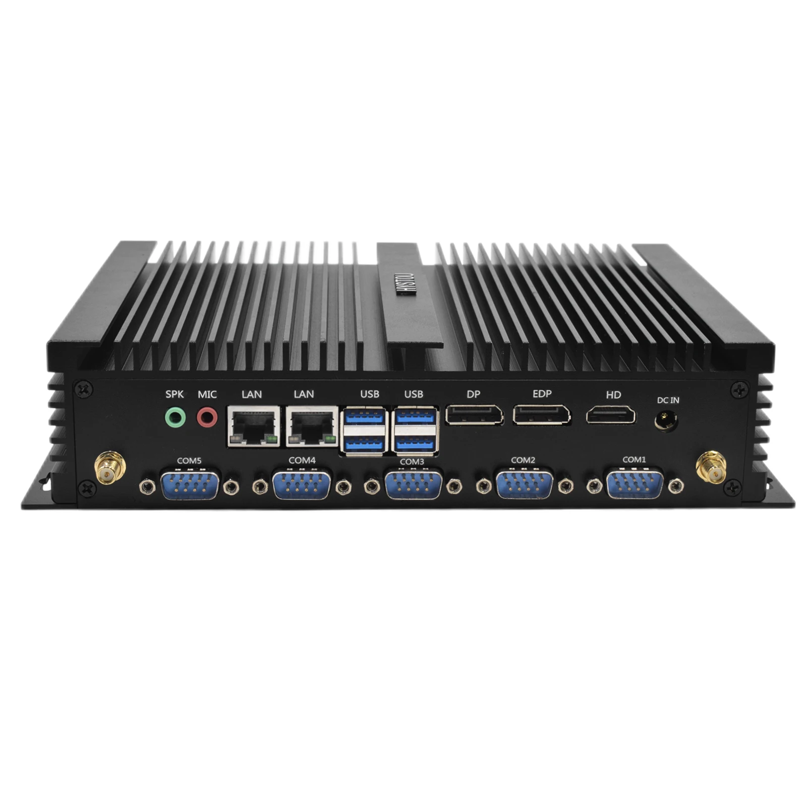 Mini PC industrial com micro computador, PC Fanless, 8TH Gen, núcleo i5, 8250U, RS232, COM, porto do LPT, HD 2,0, EDP, DP, Desktop, computador, M.2, SSD