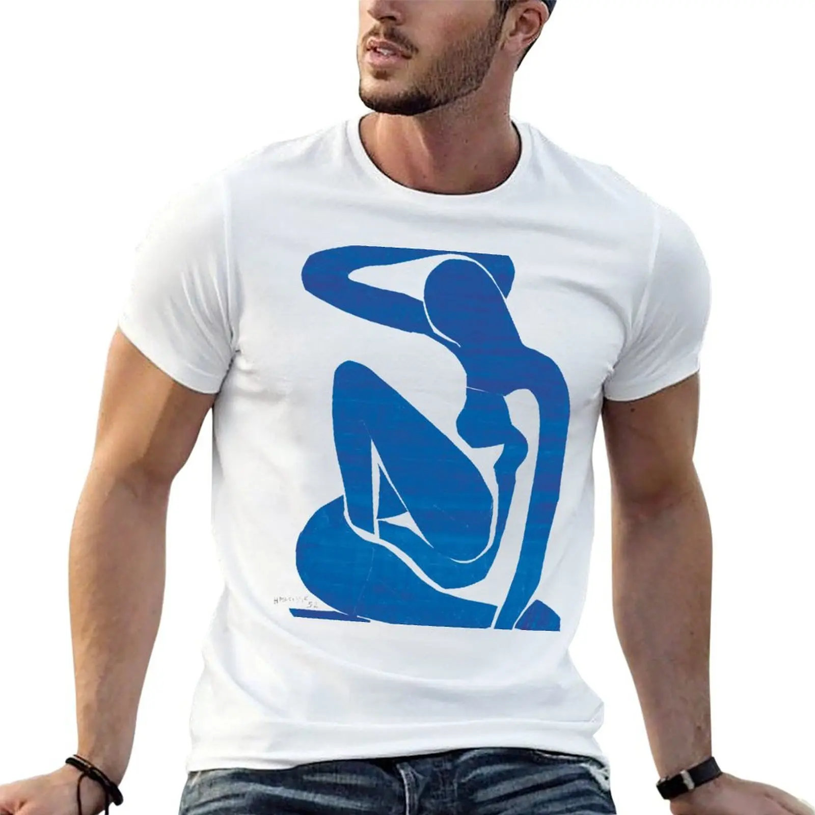 

t man HENRI BLUE cotton for pack shirt t t graphic shirt man shirts for T-Shirt NUDE MATISSE