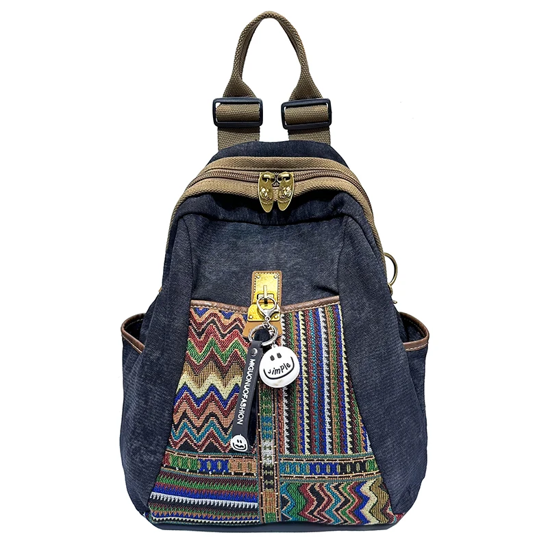 Large Capacity Travel Backpack for Women 2023 Shoulder Bag Vintage Denim Schoolbags Casual Rucksack Mochilas Para Mujer