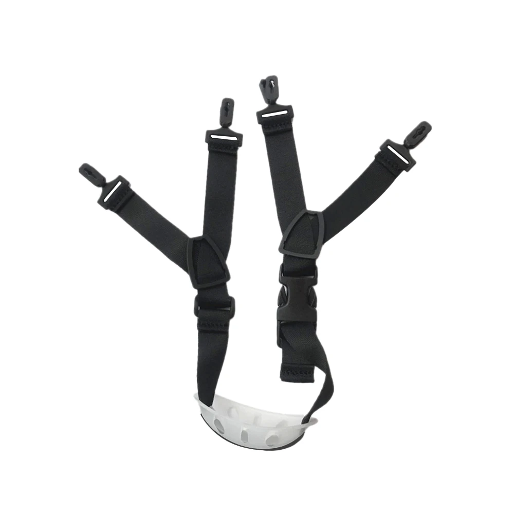 

Safety Strap Elastic Chinstrap for Hard Hats Adjustable Buckle Design Lightweight Black