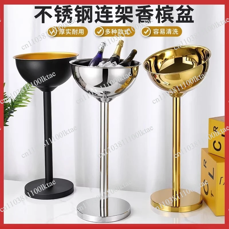 Thickened Stainless Steel European Vertical Floor Chiller Ice Cube Basin