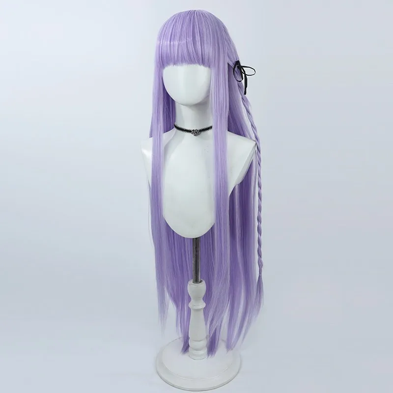 Anime Danganronpa Heroine Kirigiri Kyoko Cosplay Wig Role-playing Wig Used for Halloween Christmas