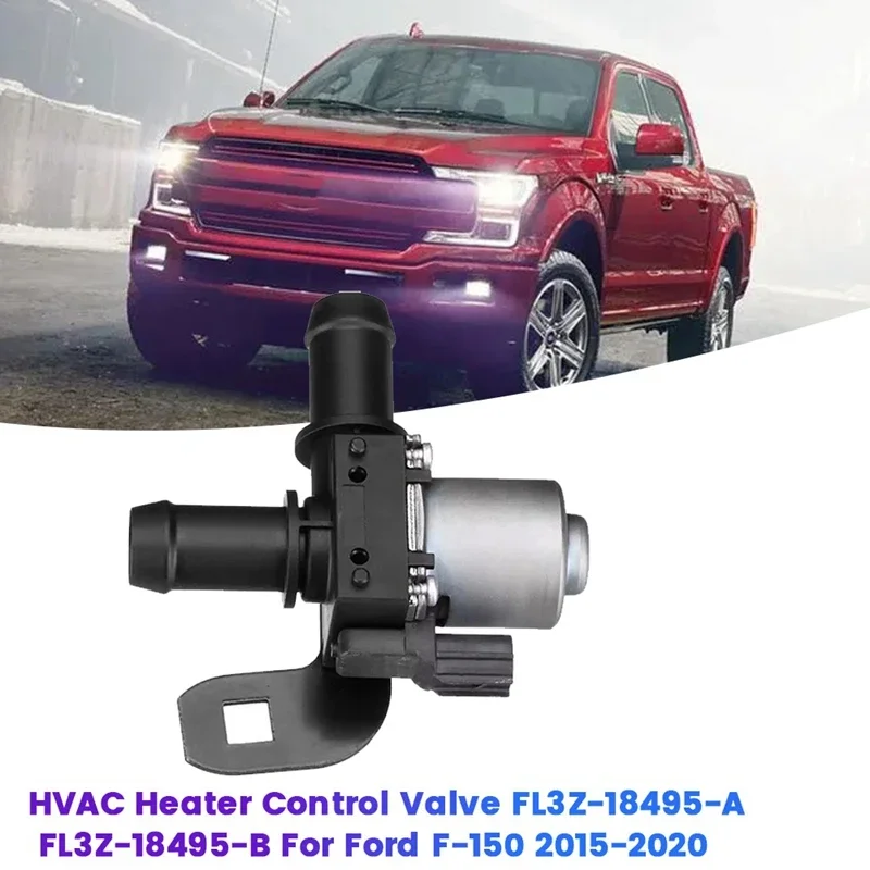 Car HVAC Heater Control Valve FL3Z-18495-A FL3Z-18495-B For Ford F-150 2015-2020 Electric Coolant Valve Gates JL3Z18495F