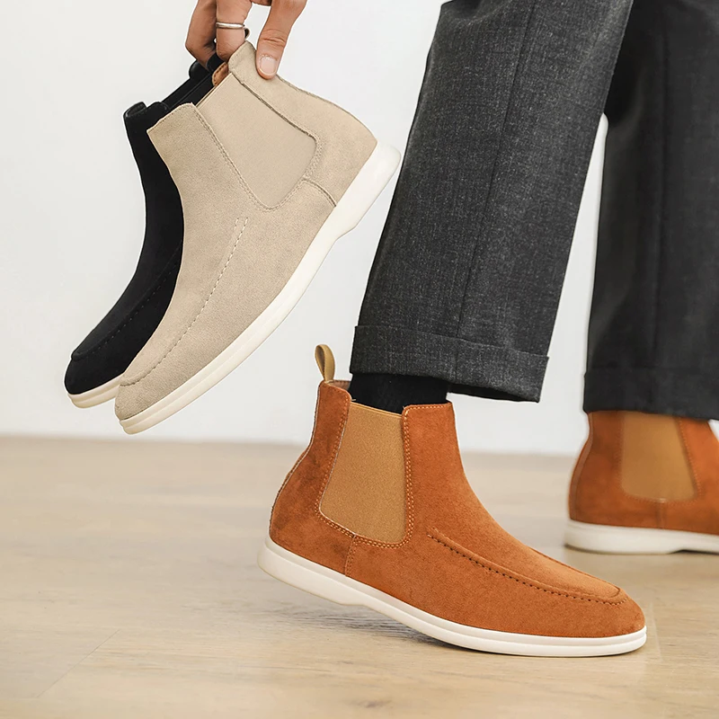 

Men's New Autumn/Winter Boots Gentleman Classic Style Work Office Leisure Party Outdoor Fashion Street Quality shoes 38-48