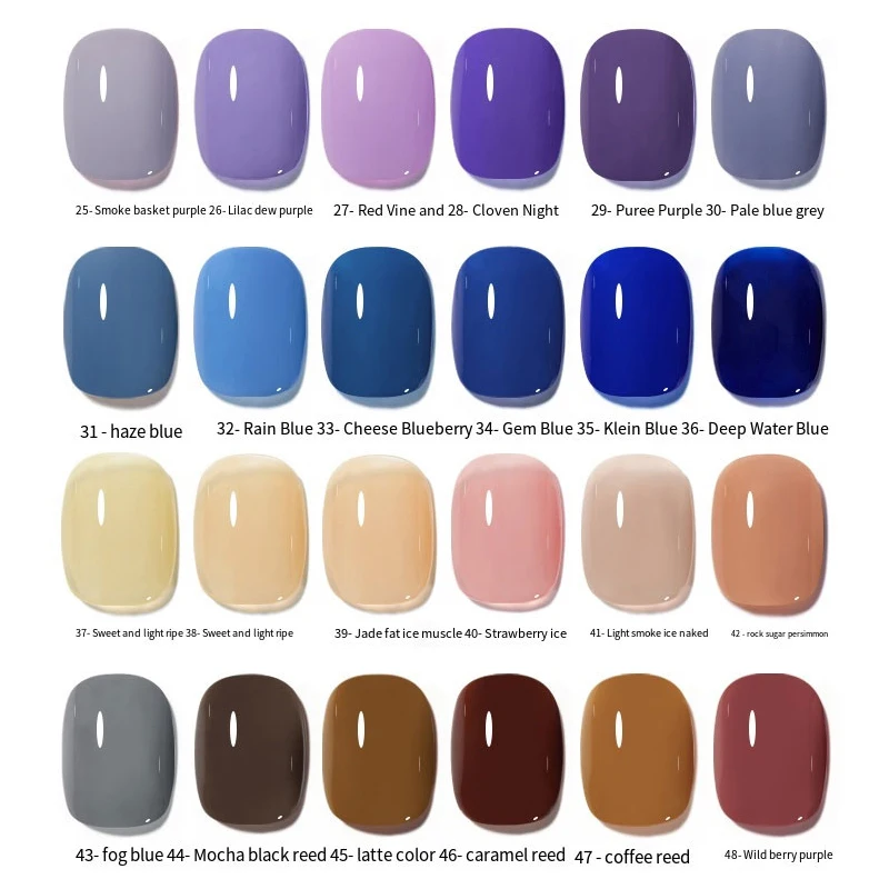 15Ml 88/60 Kleuren Geluksbeer Gel Nagellakset Semi-Permanente Hybride Gel Lak Basislaag Doorweekt Uv Led Nagelgelkits