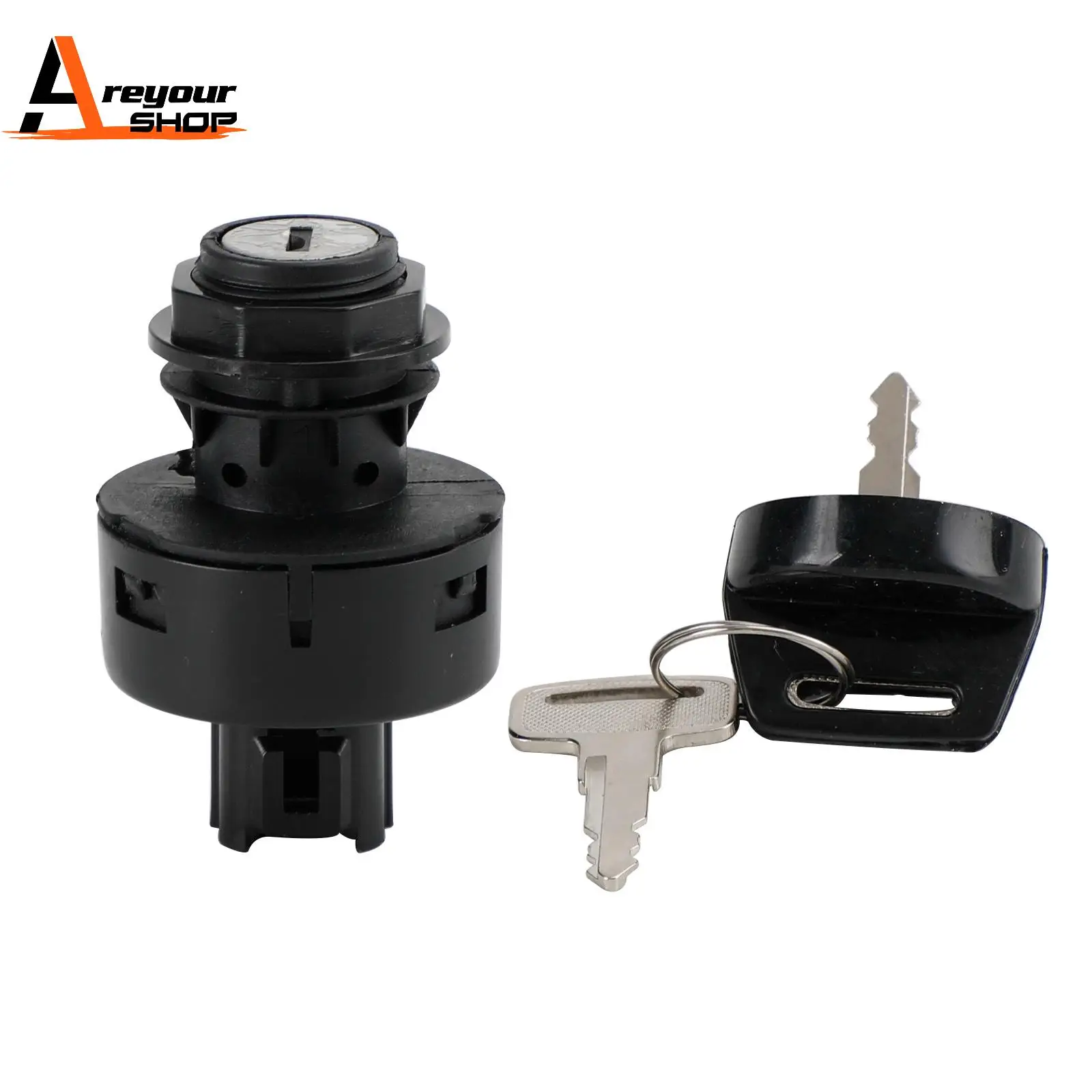 

Areyourshop 4-Pin Ignition Key Switch for Yamaha Wolverine 750 800, X4, X2, R-Spec 2016 2017 2018 2019 2020