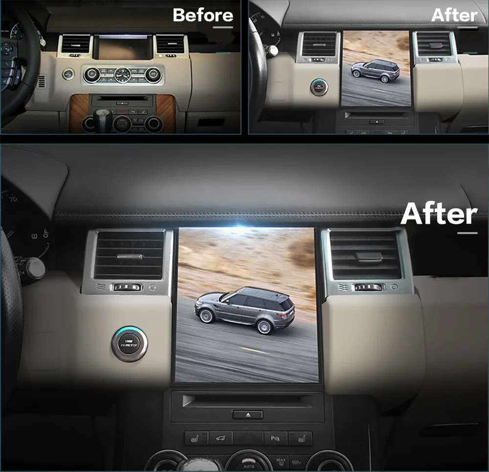 10.4 inch Screen For Land Rover Sport L320 2010 2011 2012 2013 Car Qualcomm Andoird Radio Navigation Screen Multimedia Carplay